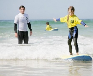 Aprendiendo a surfear 
